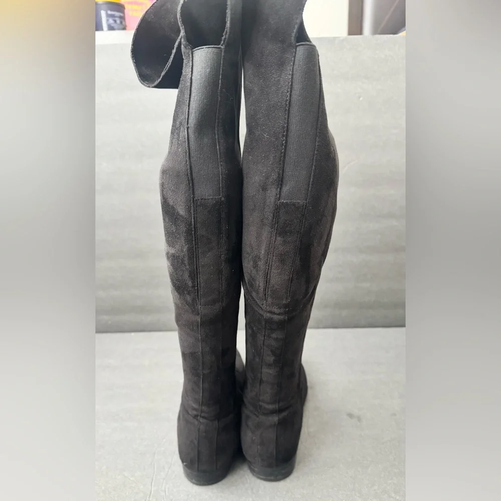 Black Micro Suede IMPO Over the Knee Boot- Size 7 - Picture 7 of 12